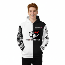 Danganronpa Monokuma Costume - Black and White Bear Hoodie Monokuma Cosplay