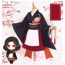 Demon Slayer Muzan Kibutsuji Costume - Female Kimono Muzan Kibutsuji Cosplay