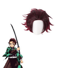 Tanjiro Kamado Demon Slayer Cosplay Wig