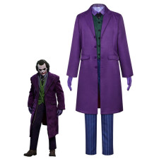 Dark Knight Joker Costume - Full Set Purple Suit Joker Cosplay
