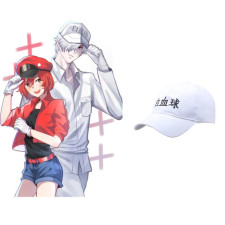 Cells At Work White Blood Cells Cap - White Blood Cells Cosplay Costume Cap Prop