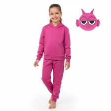 Kids Sprunki Durple Costume - Hoodie Pants Mask Set Purple Sprunki Cosplay