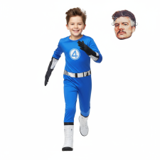 Boys The Fantastic Four: First Steps Mr Fantastic Costume - Bodysuit Mask Reed Richards Cosplay