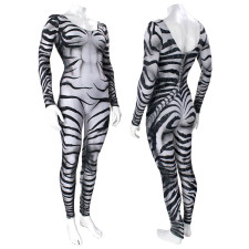 Female Zebra Costume - Bodysuit Female Zebra Cosplay