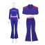 Zombies 4 Addison Wells Costume - Purple Jumpsuit Addison Wells Cosplay