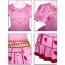 Girls Descendants 4: The Rise of Red Princess Bridget of Hearts Costume - Pink Dress Princess Bridget of Hearts Cosplay