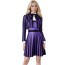 Wednesday Season 2 Enid Sinclair Costume - Purple Black Skirt Coat Set Enid Sinclair Cosplay