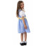 Oktoberfest Bavarian Costume - Girls Blue Checkered Dress Oktoberfest Bavarian Cosplay