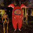 Among Us Red Vampire Bat Inflatable Costume - Among Us Red Vampire Bat Cosplay