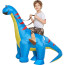 Jurassic World Riding Apatosaurus Dinosaur Inflatable Costume - Riding Apatosaurus Dino Cosplay