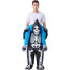 Kids Riding Skeleton Ghost Inflatable Costume - Riding Skeleton Cosplay