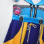 Girls K-Pop Demon Hunters Zoey Costume - Blue Yellow Flying Sleeves Long Dress Zoey Cosplay
