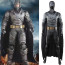 Batman Vs Superman: Dawn of Justice Armored Batman Costume - Grey Bodysuit Cape Mask Set Armored Batman Cosplay