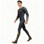Black Adam Costume - Dark Grey Bodysuit Black Adam Cosplay