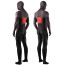 Spider-Man 2 Spider-Man Black Red Webbed Suit Costume - Bodysuit Spider-Man Black Red Webbed Suit Cosplay