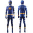 Power Rangers Dino Thunder Blue Dino Ranger Ethan James Costume - Bodysuit Blue Dino Ranger Ethan James Cosplay