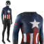 Marvel 1943: Rise of Hydra Captain America Costume - Bodysuit Mask Set Captain America Cosplay