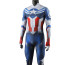 Captain America Brave New World Sam Wilson Costume - Blue Red White Bodysuit Captain America Cosplay