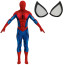 Spider-Man Comic Style Suit Costume - Muscle Pattern Bodysuit Spider Man Cosplay