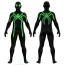 Spider-Man Stealth Big Time Suit Costume - Black Green Bodysuit Mask Spider Man Cosplay