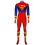 Teen Titans Superboy Kon-El Conner Costume - Blue Red Shoulder Bodysuit Superboy Cosplay