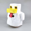 Minecraft Chicken Jockey Mask Prop - Chicken Jockey Costume Cosplay Mask