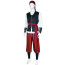 Pirate Costume - Pants Shirt Vest Full Set Pirate Cosplay