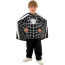 Boys Black Spider-Man Costume - Boys Black Spiderman Hoodie Cape Cosplay