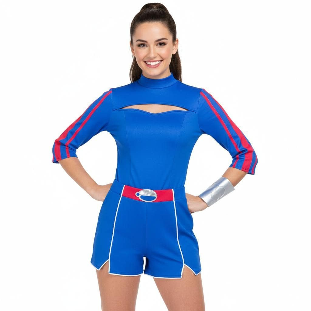 Zombies 4 Addison Wells Costume - Blue Top Pants Set Addison Wells Cosplay