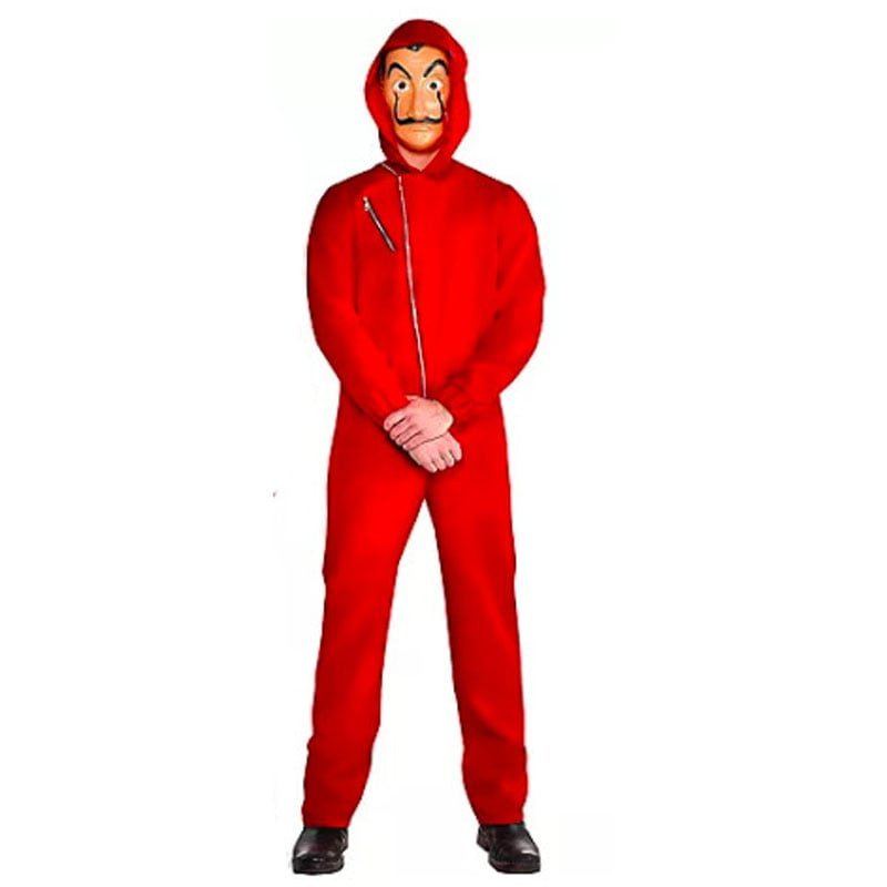 La Casa De Papel Money Heist Costume - Jumpsuit Mask Money Heist Cosplay