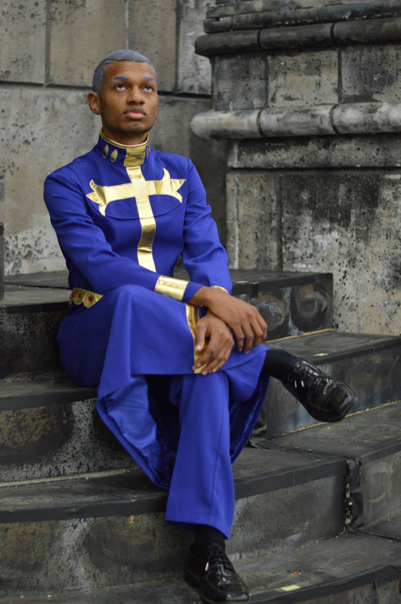 JoJo's Bizarre Adventure Enrico Pucci Costume - Priest Coat Enrico Pucci Cosplay