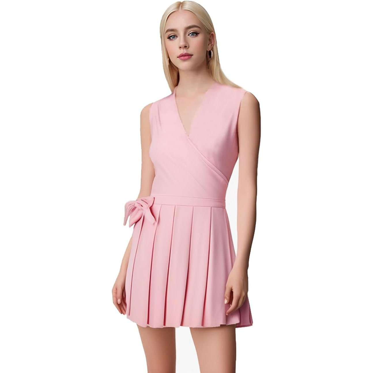 Wicked Glinda The Good Witch Costume - Short Pink Dress Glinda Witch Cosplay