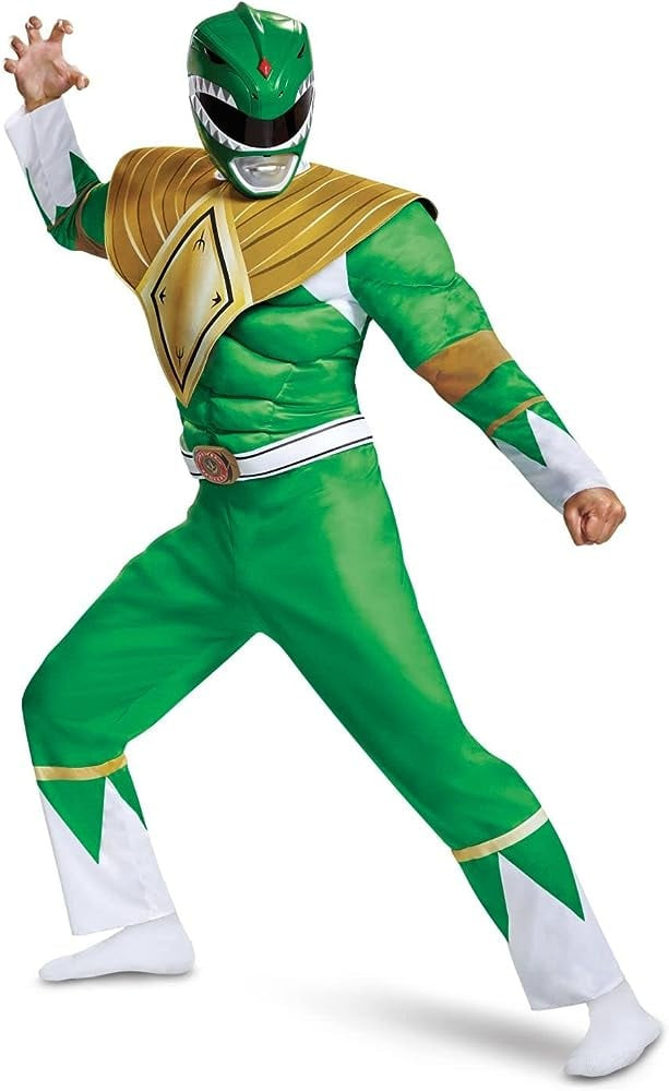 Boy's Green Power Ranger Classic Muscle Costume - Green Ranger Classic Muscle Costume