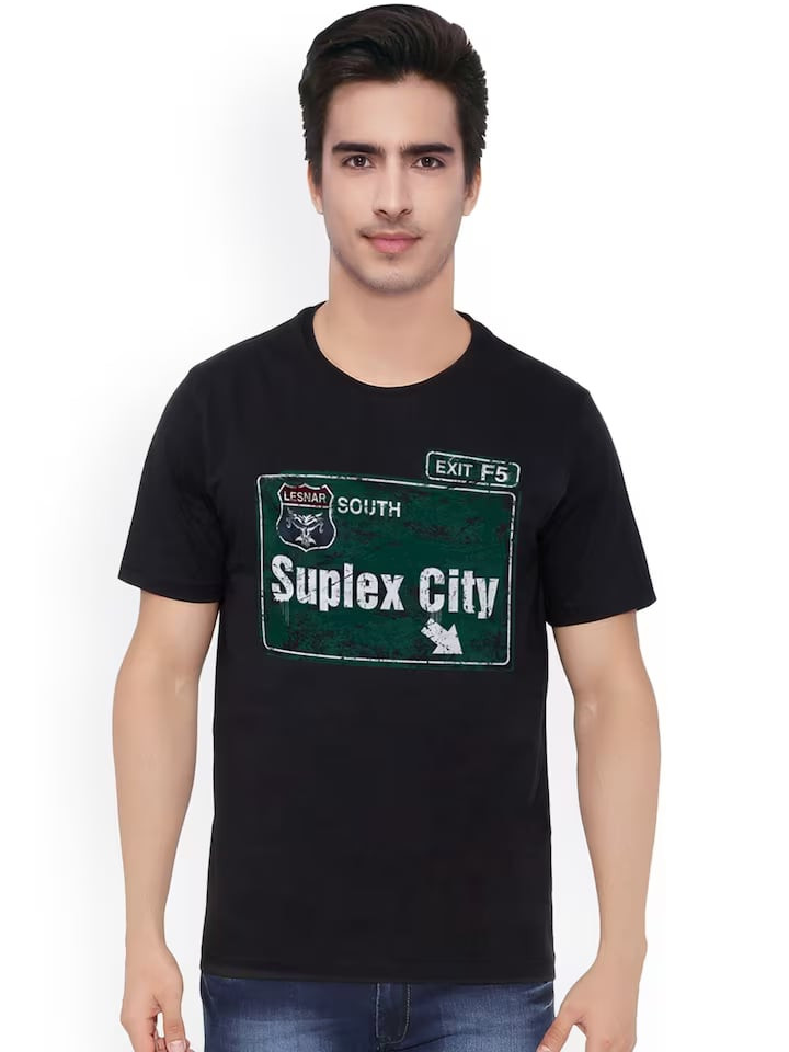 WWE Brock Lesnar Costume - Suplex City T- Shirt Brock Lesnar Cosplay