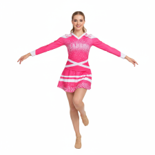 Zombies Addison Wells Costume - Seabrook Pink Cheerleading Uniform Addison Wells Cosplay