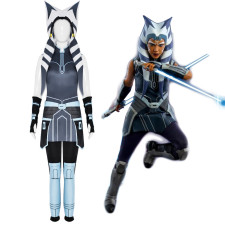 Star Wars Clone Wars Ahsoka Tano Costume - Full Set Ahsoka Tano Cosplay
