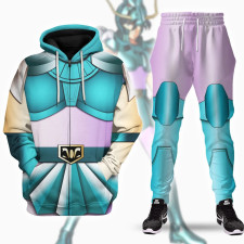 Saint Seiya Knights Of The Zodiac Dragon Shiryu Costume - Hoodie Sweatpants Dragon Shiryu Cosplay