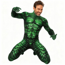 Spider-Man Movie 2002 Green Goblin Willem Dafoe Costume - Bodysuit Green Goblin Cosplay