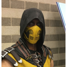 Mortal Kombat 11 Scorpion Mask - Scorpion Cosplay Costume Mask Prop