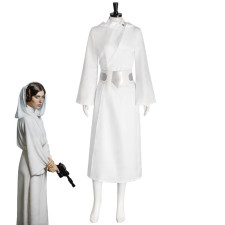 Star Wars Princess Leia Costume - White Dress Princess Leia Cosplay