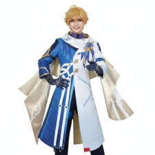 Honkai Star Rail Sunday Costume - Blue White Coat Set Sunday Cosplay
