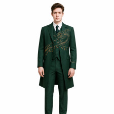Wicked The Wizard of Oz Costume - Green Suit Wizard of Oz Cosplay