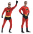 Mr. Incredible Incredibles Men Cosplay Costume