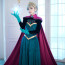 Disney Frozen Elsa Coronation Cosplay Costume Dress For Adults Halloween Costume