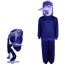 Inside Out Ennui Costume - Violet Sweater Suit Mask Set Ennui Cosplay