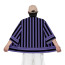 Demon Slayer Iguro Obanai Costume - Black and Purple Pattern Kimono Jacket Iguro Obanai Cosplay