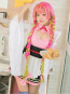 Demon Slayer Kanroji Mitsuri Costume - Pink Maid Kanroji Mitsuri Cosplay