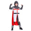Boys Knights Templar Crusader Costume - Suit Cape Set Knights Templar Cosplay