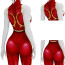 Street Fighter Chun-Li Costume - Red Bodysuit Chun-Li Cosplay