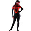 Spider-Man Across the Spider-Verse Female Miles Morales Costume - Bodysuit Female Miles Morales Cosplay